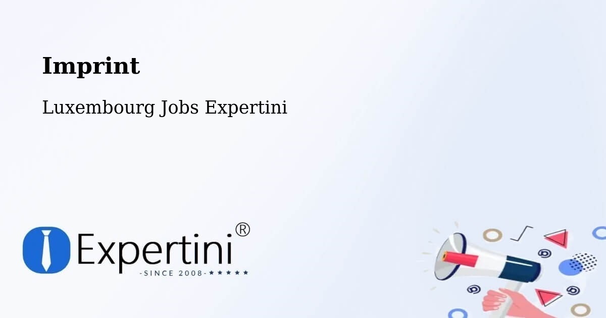 Imprint – Parc Hosingen - Luxembourg Jobs Expertini