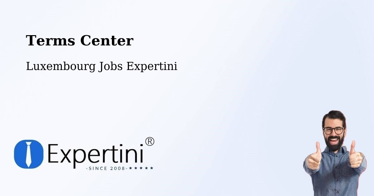 Terms of Service – Parc Hosingen - Luxembourg Jobs Expertini